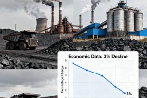 India's core sector growth drops to 3%
